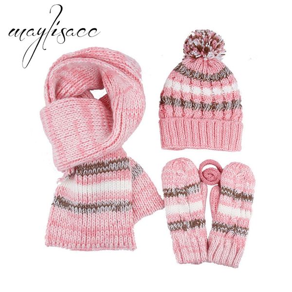 maylisacc new 3 pcs women winter warm knitted hat cap scarf with gloves fashionable for girl's women sell christmas gift set, Blue;gray
maylisacc new 3 pcs women winter warm knitted hat cap scarf with gloves fashionable for girl's women sell christmas gift set, Blue;gray