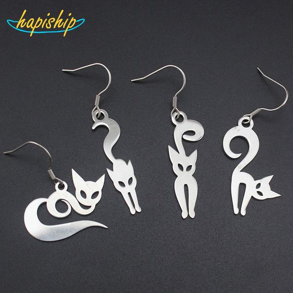 hapiship 2017 new fashion women's jewelry silver stainless steel little cat dangle earring for women lady girl sscat
hapiship 2017 new fashion women's jewelry silver stainless steel little cat dangle earring for women lady girl sscat
