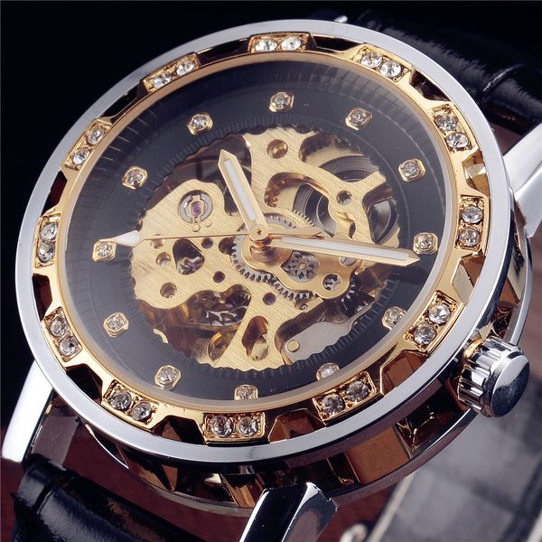 luxury winner fashion casual retro vintage stainless steel men mechanical watch diamond automatic skeleton watches for men gift, Slivery;brown
luxury winner fashion casual retro vintage stainless steel men mechanical watch diamond automatic skeleton watches for men gift, Slivery;brown