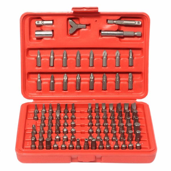 chrome vanadium 100pcs security screwdriver tamperproof torx hex bit set w/ case tools hand tools screwdriver
chrome vanadium 100pcs security screwdriver tamperproof torx hex bit set w/ case tools hand tools screwdriver