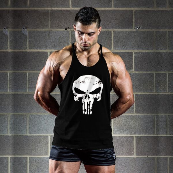Knitted The Punisher Men 'S Marvel Bodybuilding Fitness Workout Vest Stringer Sportswear Undershirt Lifting Sleeveless Shirt Tank Tops
Knitted The Punisher Men 'S Marvel Bodybuilding Fitness Workout Vest Stringer Sportswear Undershirt Lifting Sleeveless Shirt Tank Tops