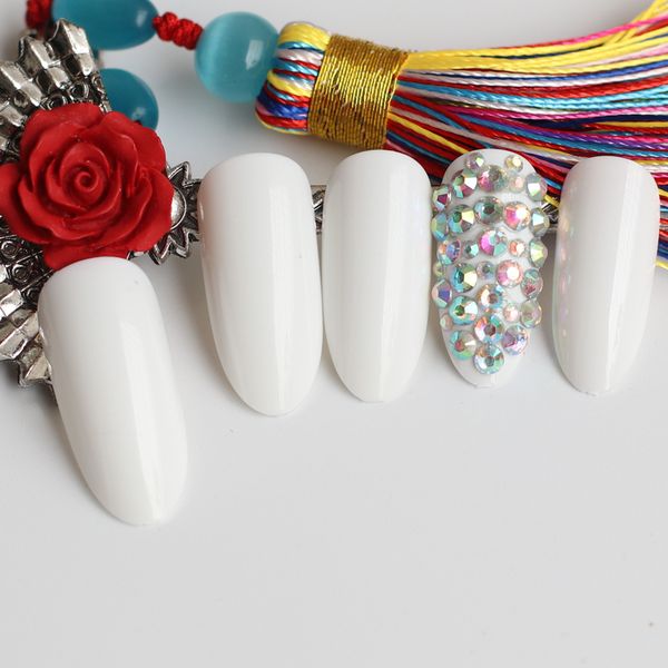 2018 fashion beautiful candy color nail finished fake nails long paragraph 24pcs white m45, Red;gold
2018 fashion beautiful candy color nail finished fake nails long paragraph 24pcs white m45, Red;gold