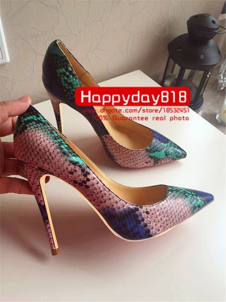 fashion casual women pumps lady pink python snake point toe high heels shoes boots come with dustbag box real leather, Black
fashion casual women pumps lady pink python snake point toe high heels shoes boots come with dustbag box real leather, Black