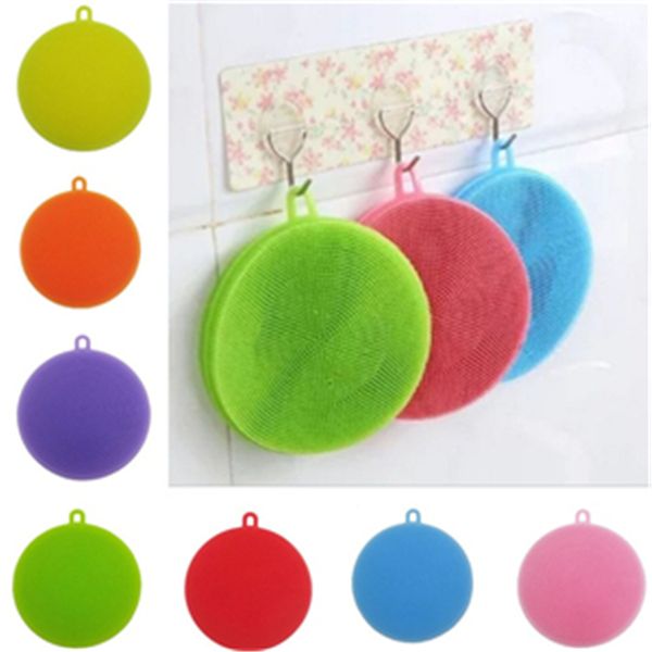 7 colors magic silicone dish bowl cleaning brushes scouring pad pot pan wash brushes cleaner kitchen tool t2i171
7 colors magic silicone dish bowl cleaning brushes scouring pad pot pan wash brushes cleaner kitchen tool t2i171