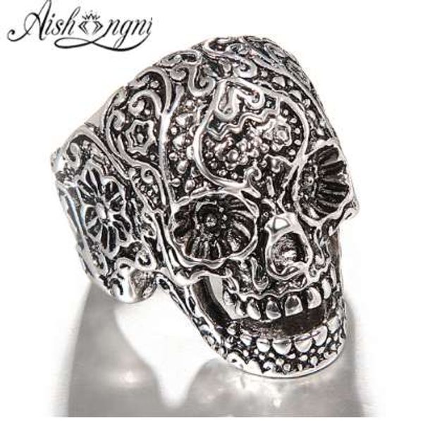 size 7-13 men's punk ring hip hop street ghosts mix skull head ring fashion accessories halloween gift ideas wholesale, Golden;silver
size 7-13 men's punk ring hip hop street ghosts mix skull head ring fashion accessories halloween gift ideas wholesale, Golden;silver