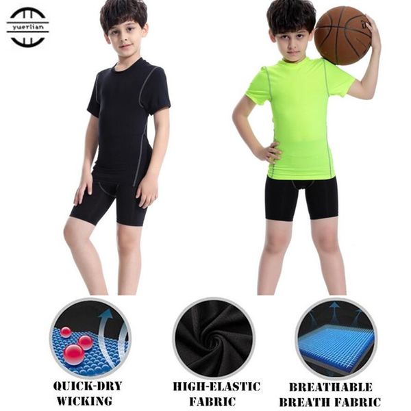 children shaper compression 3d tight trainning sets (t-shirt+shorts),boy&girl elastic quick-dry wicking sport boom underwear, White;black
children shaper compression 3d tight trainning sets (t-shirt+shorts),boy&girl elastic quick-dry wicking sport boom underwear, White;black
