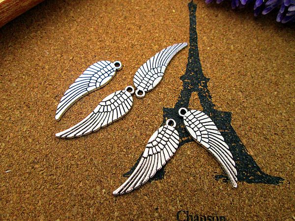 60pcs 30*9mm wholesale metal mini angel wings charms pendants jewelry accessories charms pendants, Bronze;silver
60pcs 30*9mm wholesale metal mini angel wings charms pendants jewelry accessories charms pendants, Bronze;silver