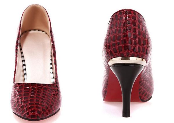 send 2016 spring new style pointed end fine heel women's fashion shoes, Black
send 2016 spring new style pointed end fine heel women's fashion shoes, Black