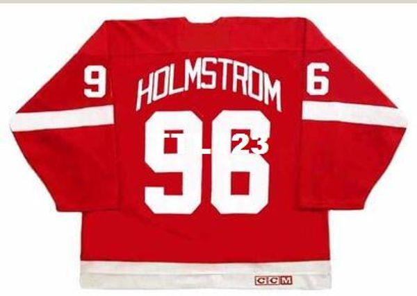 men #96 tomas holmstrom detroit red wings 2002 ccm vintage away hockey jersey or custom any name or number retro jersey, Black;red
men #96 tomas holmstrom detroit red wings 2002 ccm vintage away hockey jersey or custom any name or number retro jersey, Black;red