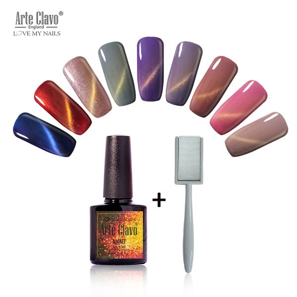 arte clavo cat eye gel nail polish semi permanent uv varnish 10ml nail primer gel paint soak off purple red blue art, Red;pink
arte clavo cat eye gel nail polish semi permanent uv varnish 10ml nail primer gel paint soak off purple red blue art, Red;pink
