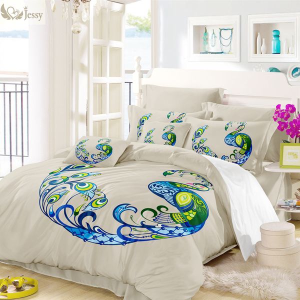 decoration colorful blue peacock bedding set twin full king bed linens bedroom feather duvet cover set cushion cover
decoration colorful blue peacock bedding set twin full king bed linens bedroom feather duvet cover set cushion cover