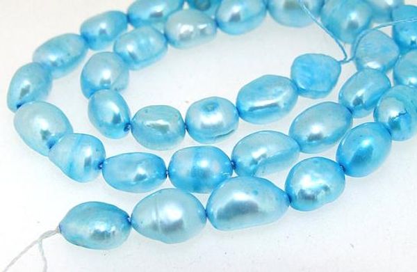 nice rice freshwater pearl cultured pearls blue color loose beads 7-8mm one full strand 15inches, White
nice rice freshwater pearl cultured pearls blue color loose beads 7-8mm one full strand 15inches, White