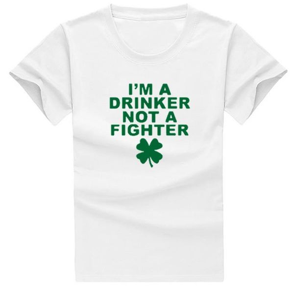 2019 new fashion i am a drinker not a fighter print st. patrick's day 2019 t-shirt women female cute punk summer tumblr, White
2019 new fashion i am a drinker not a fighter print st. patrick's day 2019 t-shirt women female cute punk summer tumblr, White