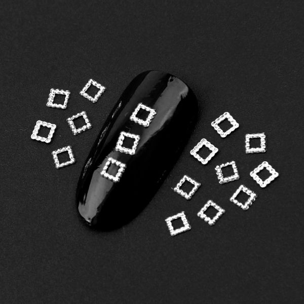 about 200 pcs/bag nail decoration square 3mm metal silver 3d metal nail art decoration nailheads studs 290206, Silver;gold 
about 200 pcs/bag nail decoration square 3mm metal silver 3d metal nail art decoration nailheads studs 290206, Silver;gold