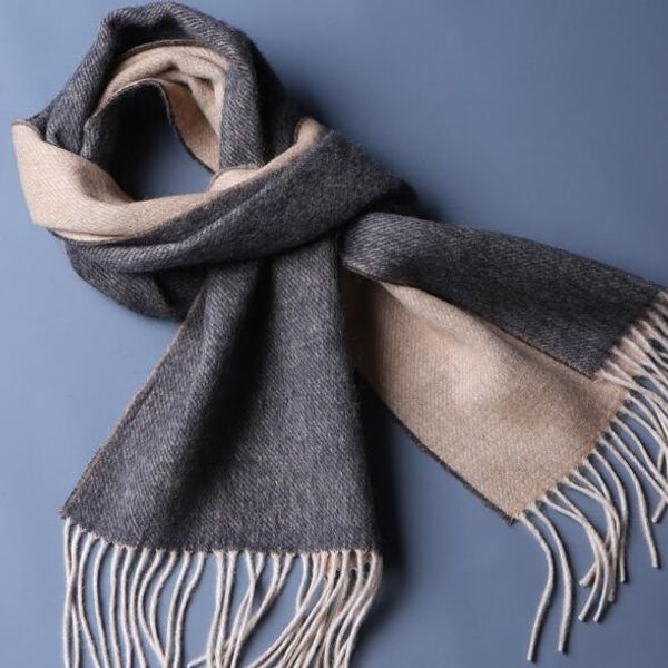 autumn and winter fashion mens scarf double color pure wool new warm fringed scarf for mens neck, Blue;gray
autumn and winter fashion mens scarf double color pure wool new warm fringed scarf for mens neck, Blue;gray