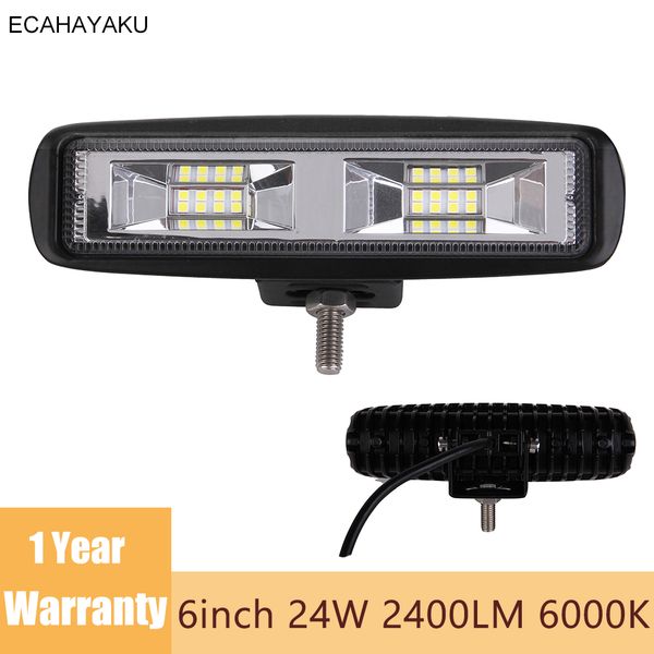 2piece 6inch offroad led light bar 24w 12v 24v flood led work lamp for jeep car 4wd truck tractor 4x4 suv atv boat
2piece 6inch offroad led light bar 24w 12v 24v flood led work lamp for jeep car 4wd truck tractor 4x4 suv atv boat