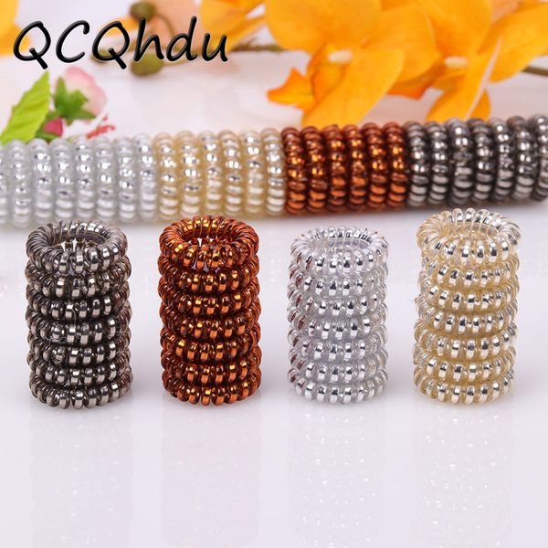 4pcs 3.6cm elastic hair bands girls hair accessories rubber band headwear rope spiral shape ties gum telephone wire
4pcs 3.6cm elastic hair bands girls hair accessories rubber band headwear rope spiral shape ties gum telephone wire