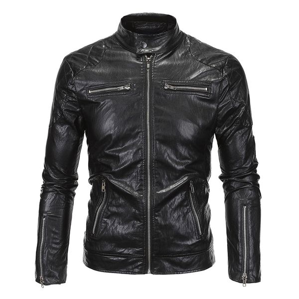 new motorcycle jacket mens pu leather slim fit thin classic biker punk motorbike windproof moto jacket coat size m-5xl
new motorcycle jacket mens pu leather slim fit thin classic biker punk motorbike windproof moto jacket coat size m-5xl