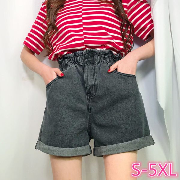 s-5xl 2 colors summer high waist plus size shorts feminino denim shorts for women short jeans womens (b1498, White;black
s-5xl 2 colors summer high waist plus size shorts feminino denim shorts for women short jeans womens (b1498, White;black