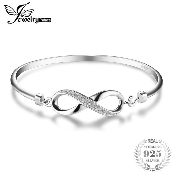 jewelrypalace forever love infinity cz bangle bracelets for women authentic 925 sterling silver luxury anniversary fine jewelry, Golden;silver
jewelrypalace forever love infinity cz bangle bracelets for women authentic 925 sterling silver luxury anniversary fine jewelry, Golden;silver