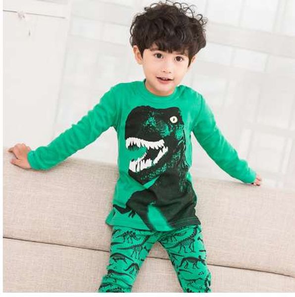 zfbozs autumn baby boys sleepwear pajama sets 100 % cotton dinosaur printed t-shirt+pants 2pcs bebes children's clothing, Blue;red
zfbozs autumn baby boys sleepwear pajama sets 100 % cotton dinosaur printed t-shirt+pants 2pcs bebes children's clothing, Blue;red