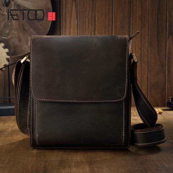 aetoo original crazy horseskin leather men's bag shoulder messenger bag leather men's simple business leisure british fashion
aetoo original crazy horseskin leather men's bag shoulder messenger bag leather men's simple business leisure british fashion