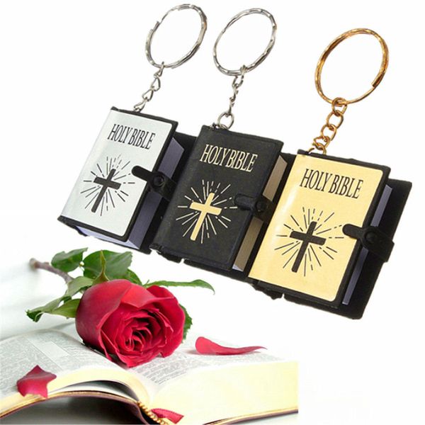mini bible keychains english holy bible religious christian jesus cross keyrings alloy pendant keyring charm key rings nice gift, Slivery;golden
mini bible keychains english holy bible religious christian jesus cross keyrings alloy pendant keyring charm key rings nice gift, Slivery;golden