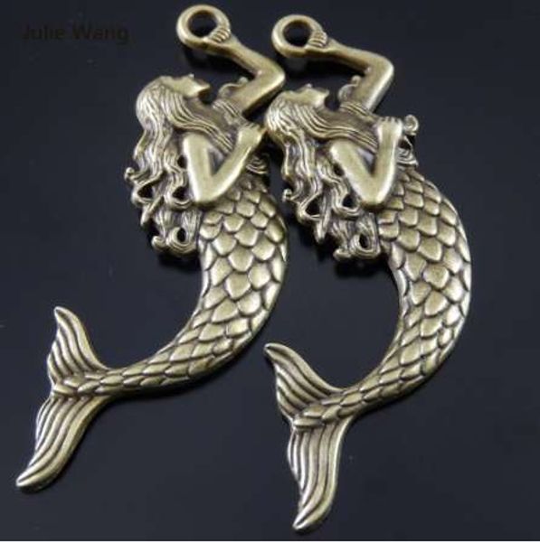 julie wang 2pcs mini charms fashion jewelry alloy retro bronze mermaid pendant charm, Bronze;silver
julie wang 2pcs mini charms fashion jewelry alloy retro bronze mermaid pendant charm, Bronze;silver