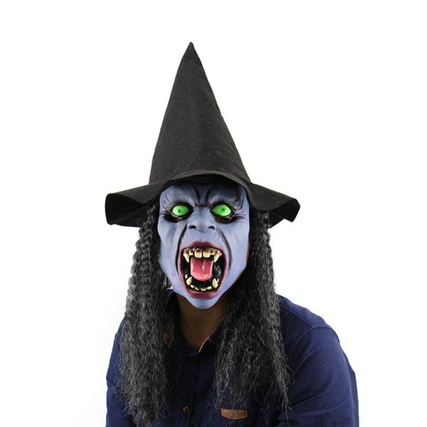 2018 new women witch mask latex horrible ghost masks halloween party cosplay costume props
2018 new women witch mask latex horrible ghost masks halloween party cosplay costume props