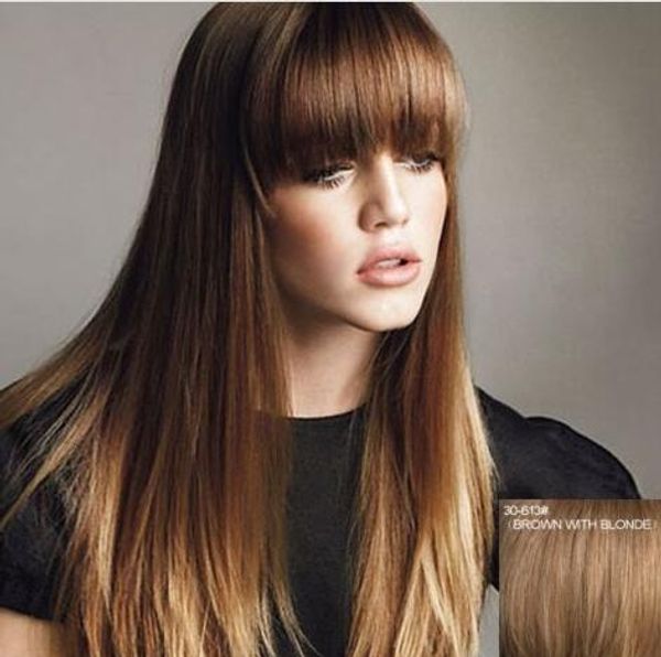 just like real hair ladies fashion wigs women dark brown long straight hair, Black;brown
just like real hair ladies fashion wigs women dark brown long straight hair, Black;brown