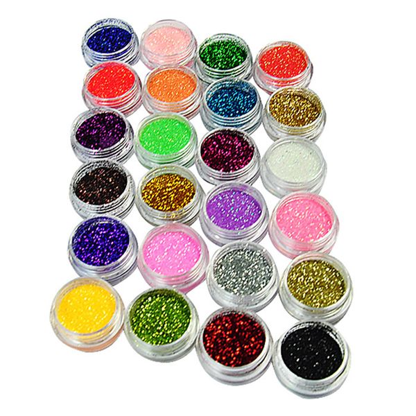 24 colors nail glitter powder dust 3d tip nail art manicure tools art decoration polish powder dust gem decoration, Silver;gold
24 colors nail glitter powder dust 3d tip nail art manicure tools art decoration polish powder dust gem decoration, Silver;gold
