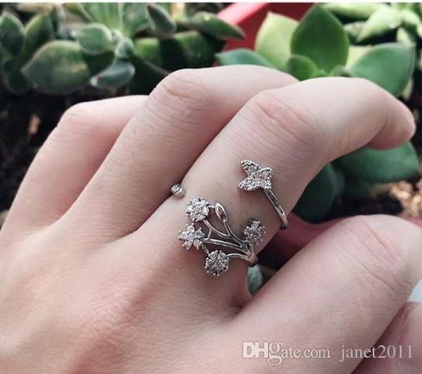 butterfly rings for girls & ladies infinity band ring flower charm open gold plated cz stone rings, Silver
butterfly rings for girls & ladies infinity band ring flower charm open gold plated cz stone rings, Silver