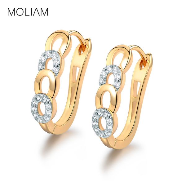 whole salemoliam ladies huggie earrings for women desirable round brilliant white crystal cubic zirconia hoop brinco mle157, Golden;silver
whole salemoliam ladies huggie earrings for women desirable round brilliant white crystal cubic zirconia hoop brinco mle157, Golden;silver