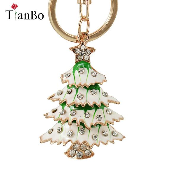 tianbo 2018 fashion enamel christmas tree keyrings star crystal key holder chains purse bag pendant for car keychains gift, Silver
tianbo 2018 fashion enamel christmas tree keyrings star crystal key holder chains purse bag pendant for car keychains gift, Silver