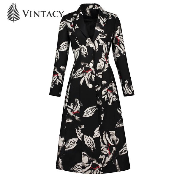 vintacy winter coat women 2018 black print floral single breasted female overcoat new fashion spring women long sleeve
vintacy winter coat women 2018 black print floral single breasted female overcoat new fashion spring women long sleeve