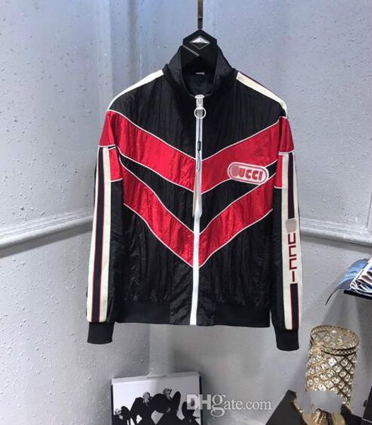2018 best autumn designer luxury brand clothing for mens red green patchwork letter spiritismo diamond coat clothing Outerwear jacket
2018 best autumn designer luxury brand clothing for mens red green patchwork letter spiritismo diamond coat clothing Outerwear jacket