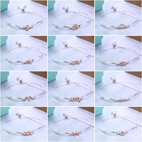 new arrivals 925 sterling silver twelve constellation romantic charm bracelets fashion jewelry making for women gifts svh079, Golden;silver
new arrivals 925 sterling silver twelve constellation romantic charm bracelets fashion jewelry making for women gifts svh079, Golden;silver
