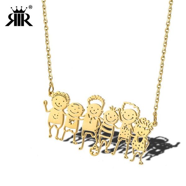 rir six kids artwork cute necklace rose gold diy family jewelry children drawing necklaces for play football in stainless steel, Silver
rir six kids artwork cute necklace rose gold diy family jewelry children drawing necklaces for play football in stainless steel, Silver