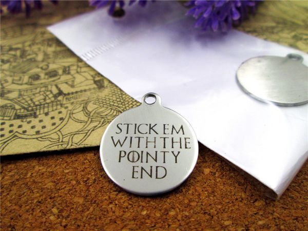 40pcs--" stick em with the pointy end"stainless steel charms more style for choosing diy charms pendants for necklace, Bronze;silver
40pcs--" stick em with the pointy end"stainless steel charms more style for choosing diy charms pendants for necklace, Bronze;silver
