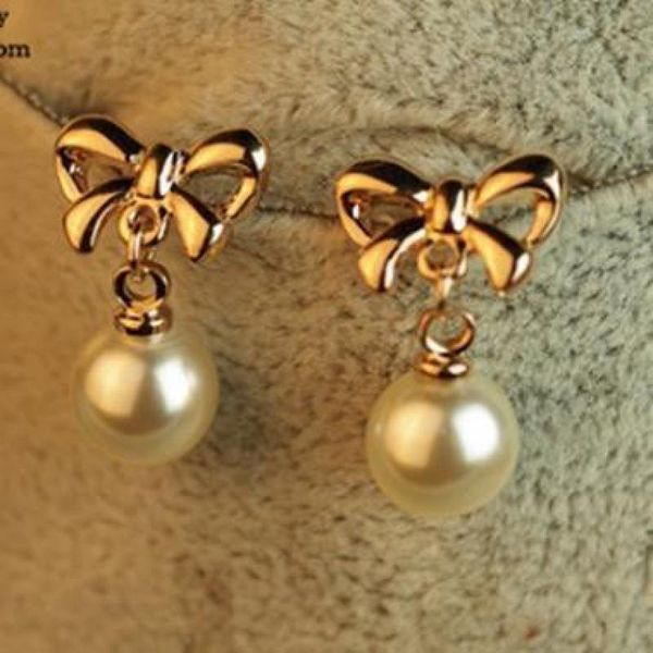 2017 new simple fashion butterfly drop earring gold bow pearl dangle earrings women accessories boucle d'oreille, Silver
2017 new simple fashion butterfly drop earring gold bow pearl dangle earrings women accessories boucle d'oreille, Silver