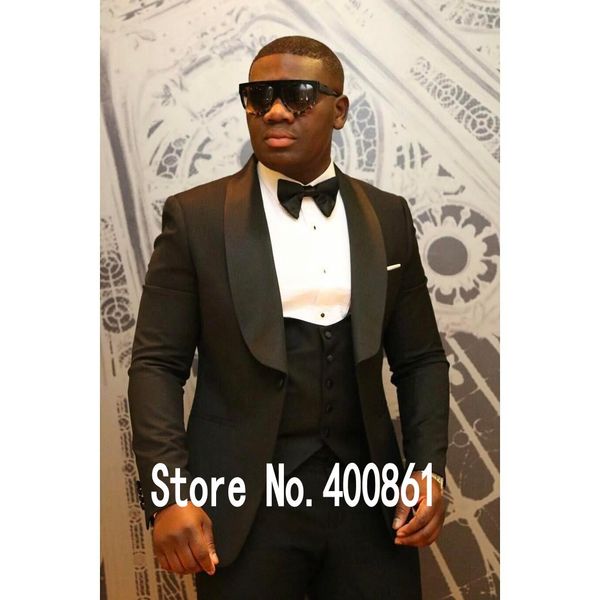 stylish design one button black groom tuxedos shawl lapel groomsmen man suits mens wedding suits (jacket+pants+vest+tie) no:885, Black;gray
stylish design one button black groom tuxedos shawl lapel groomsmen man suits mens wedding suits (jacket+pants+vest+tie) no:885, Black;gray