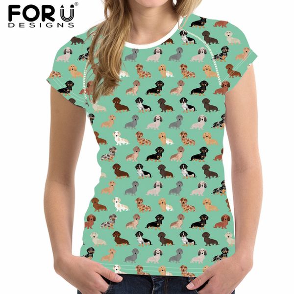 forudesigns dachshund dog printing casual women t shirt fashion round neck short sleeve tshirt for girls ladies brand clothing, White
forudesigns dachshund dog printing casual women t shirt fashion round neck short sleeve tshirt for girls ladies brand clothing, White