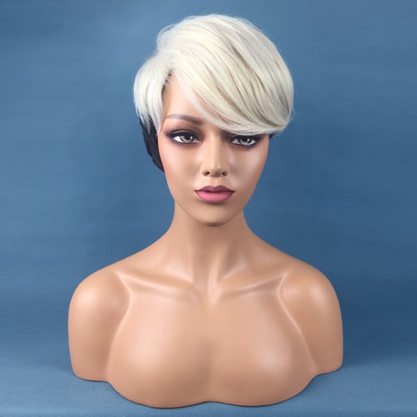 2 colors fashion synthetic fluffy short straight african american hair wigs with bangs ing, Black
2 colors fashion synthetic fluffy short straight african american hair wigs with bangs ing, Black