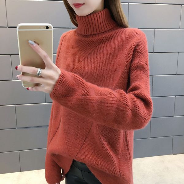 women sweater turtleneck 2018 autumn and winter fashion sweet female sweater teenager knitted pullover white black a24b
women sweater turtleneck 2018 autumn and winter fashion sweet female sweater teenager knitted pullover white black a24b