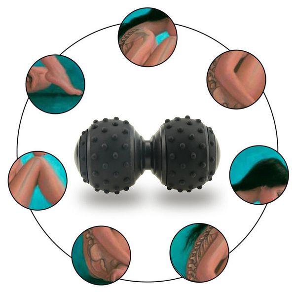 professional trigger point ball fitness peanut ball therapy gym relax exercise massage for yoga ing