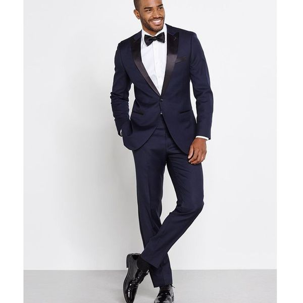 navy blue wedding groom tuxedos peaked lapel one button skinny style men suits two piece groomsmen suit (jacket + pants, Black;gray
navy blue wedding groom tuxedos peaked lapel one button skinny style men suits two piece groomsmen suit (jacket + pants, Black;gray