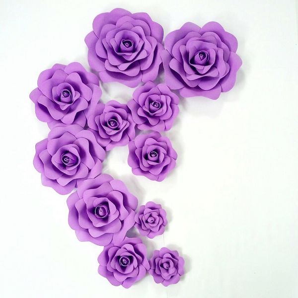 11PCS SET Purple Giant Foam Rose for Wedding Background Backdrops Decorations Windows Display Party and Event Deco
11PCS SET Purple Giant Foam Rose for Wedding Background Backdrops Decorations Windows Display Party and Event Deco