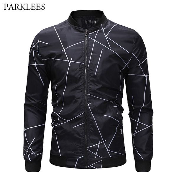 geometric lines printed men's jackets autumn fashion coats men outerwear stand collar male clothing slim fit bomber jacket mens, Black;brown
geometric lines printed men's jackets autumn fashion coats men outerwear stand collar male clothing slim fit bomber jacket mens, Black;brown