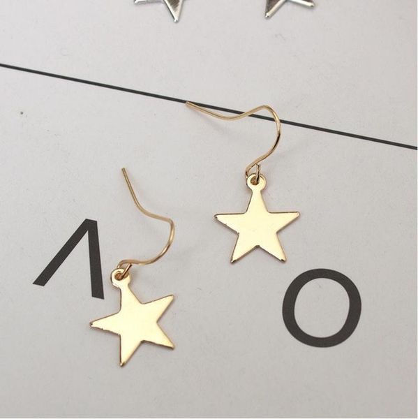 europe and america minimalist simple wild geometric girl slice cute five-pointed star earrings star stud earrings, Silver
europe and america minimalist simple wild geometric girl slice cute five-pointed star earrings star stud earrings, Silver