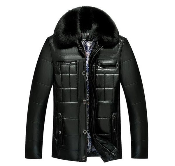 men's autumn and winter fashion boutique business europe and the united states xiushen hair collar pu leather down jacket /m-3xl, Black
men's autumn and winter fashion boutique business europe and the united states xiushen hair collar pu leather down jacket /m-3xl, Black